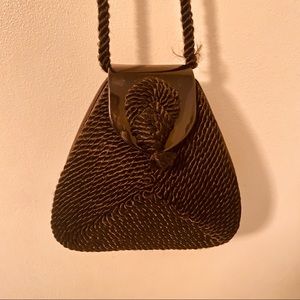 Knotted Rope Crossbody Clutch